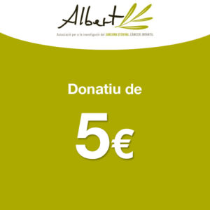 Donatiu 5 euros - Fundació Albert Sidrach